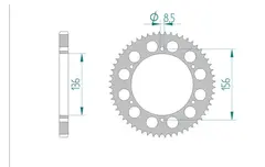 Bakdrev, Aluminium #428