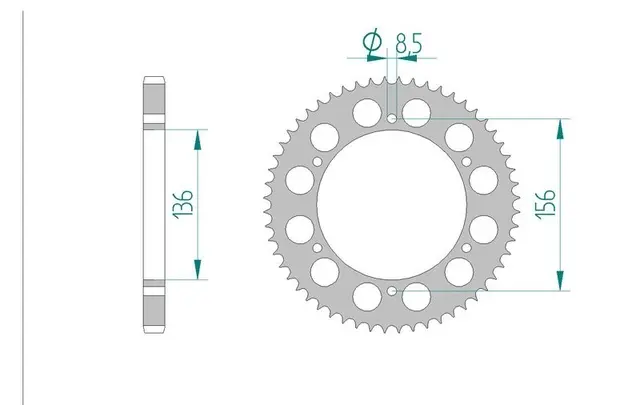 Bakdrev, Aluminium #428 