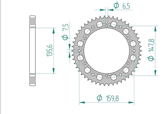 Bakdrev, Aluminium #428 