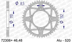 AFAM Bakdrev Alu, SC #520 - KTM Freeride Selvrensende, KTM Freeride 250/350F/R