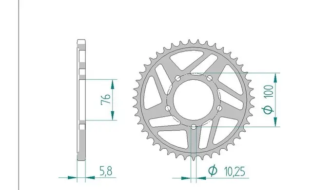 AFAM Bakdrev, Aluminium #520 R1 SP 06 