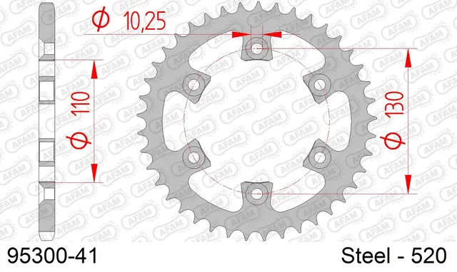 AFAM Bakdrev, Stål #520 