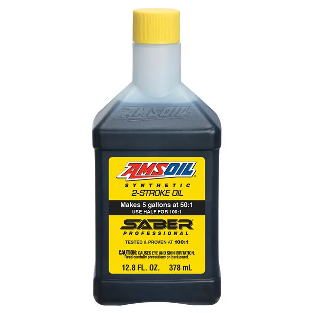 AMSOIL Saber® Pro Syn. 100:1 Mix 2T Olje 12.8-oz. Flaske - 3,78L Flaske 
