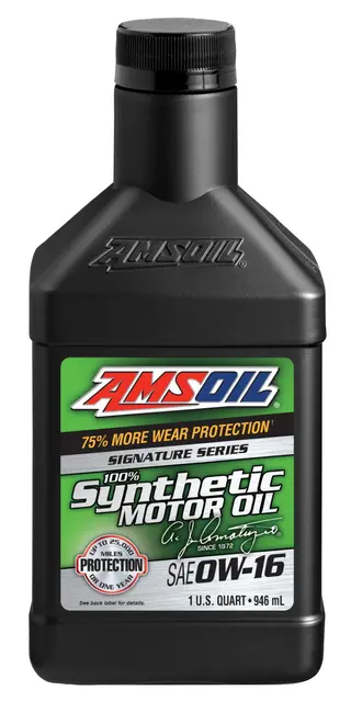 AMSOIL SAE 0W-16 Synthetic Motor Oil Quart - (0,946L) 
