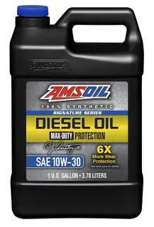 AMSOIL 10W-30 Max-Duty Syn. Dieselolje 1 Gallon Dunk- 3,78L