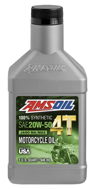 AMSOIL 20W-50 100% Syn. 4T MC Olje Quart - 0,946L 