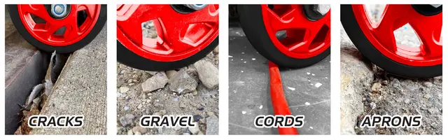 Caliber Trax Wheels 2.0 - Scootertralle Genialt verktøy for lagring og flytting 