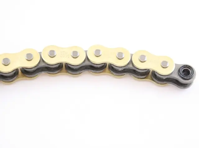 DC Kjede DC520MZX-G-PL-Open Gold Kraftig gullfarget QX-ring kjede 