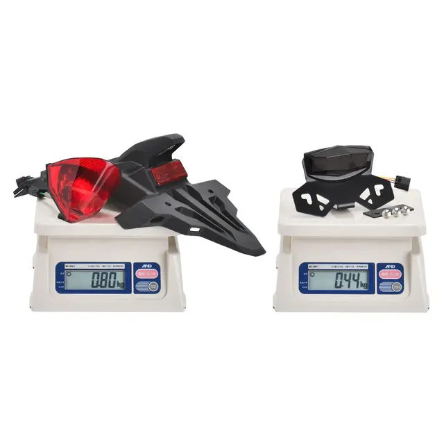 DRC Baklykt m/skiltholder, Smoke - CRF L CRF250/300L, Rally 