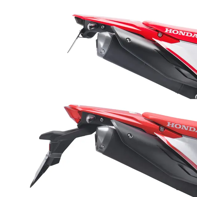 DRC Baklykt m/skiltholder, Smoke - CRF L CRF250/300L, Rally 