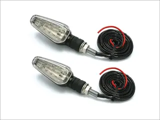 DRC 602 LED Blinklys - 12V, Klar Leveres i par