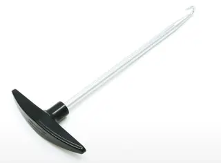 DRC Spring Hook Fj&#230;rkrok - Sort Godt grep med PVC-belagt h&#229;ndtak