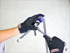 DRC Alu Mini Kjedekutter, Sort Kompakt design for 420->520 kjeder