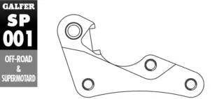 Galfer Brakett Adapter - Honda &#216;270mm