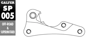 Galfer Brakett Adapter - Kawa/-Suz/Honda &#216;270mm / Honda &#216;260mm