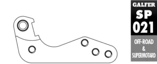 Galfer Brakett Adapter - KTM &#216;270m, -&gt; 2009