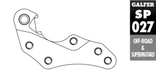 Galfer Brakett Adapter - Gas Gas &#216;270mm