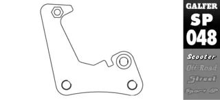 Galfer Brakett Adapter - Yamaha N-MAX &#216;267mm