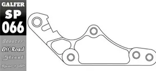 Galfer Brakett - GG/KTM/HQ SM &#248;320mm Adapter for Supermotard