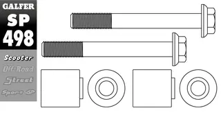 Galfer Brakett Adapter - Yamaha 530/60 530/60, &#216;320mm