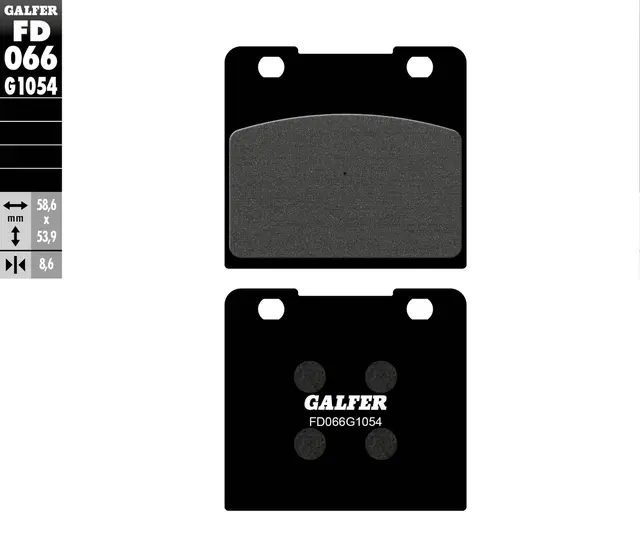 Galfer Bremseklosser, Semi-metall Anbefalt for urban/off-Road/Custom 