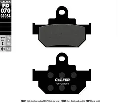 Galfer Bremseklosser, Semi-metall Anbefalt for urban/off-Road/Custom