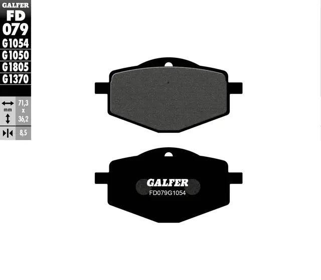 Galfer Bremseklosser, Semi-metall Anbefalt for urban/off-Road/Custom 