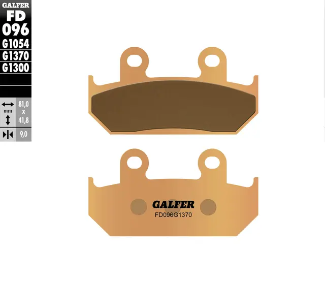 Galfer Bremseklosser, Sinter, Gate Kvalitet for gatesykler og custom 