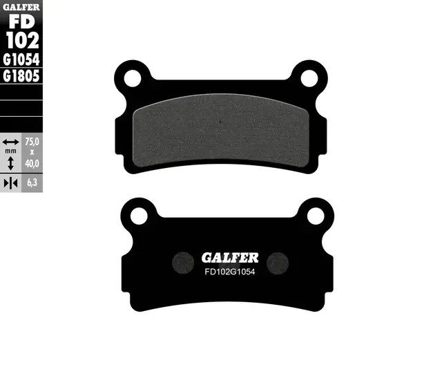 Galfer Bremseklosser, Semi-metall Anbefalt for urban/off-Road/Custom 