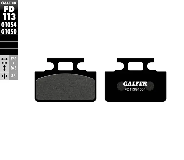 Galfer Bremseklosser, Semi-metall Anbefalt for urban/off-Road/Custom 