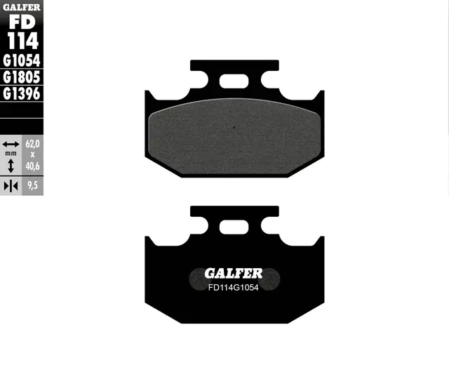 Galfer Bremseklosser, Semi-metall Anbefalt for urban/off-Road/Custom 