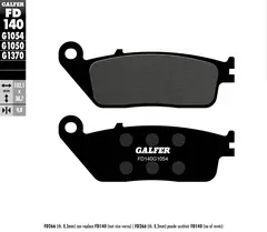 Galfer Bremseklosser, Semi-metall Anbefalt for urban/off-Road/Custom