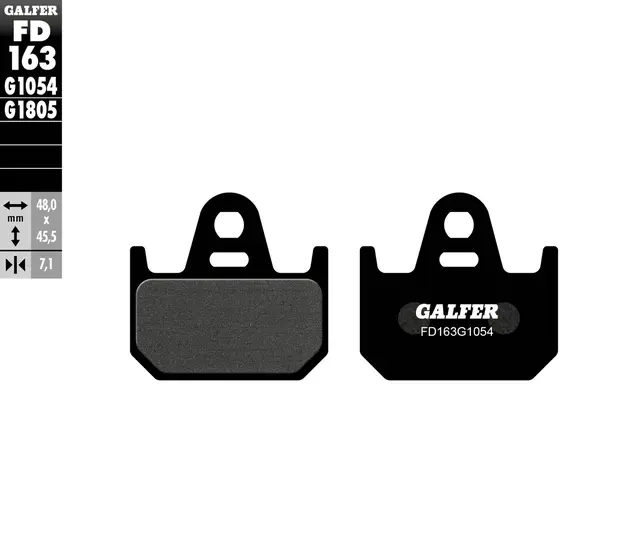 Galfer Bremseklosser, Semi-metall Anbefalt for urban/off-Road/Custom 