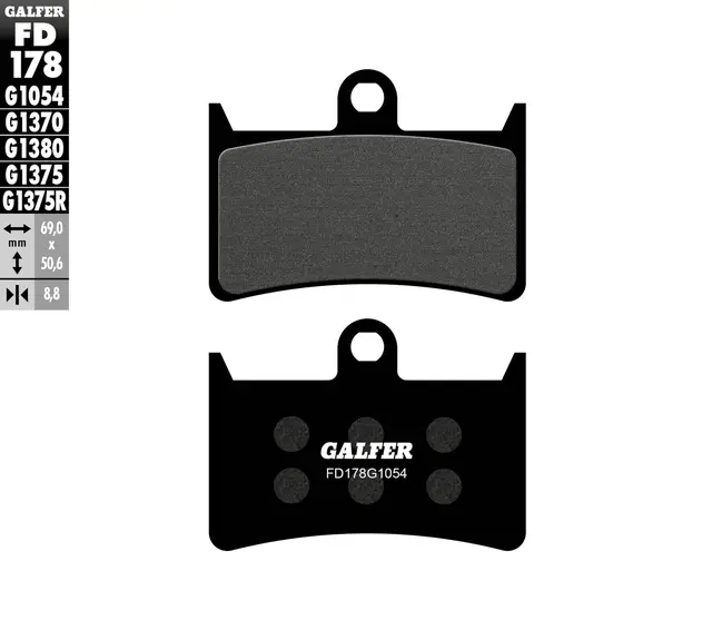 Galfer Bremseklosser, Semi-metall Anbefalt for urban/off-Road/Custom 