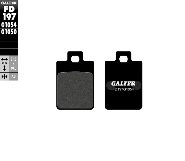 Galfer Bremseklosser, Semi-metall Anbefalt for urban/off-Road/Custom 