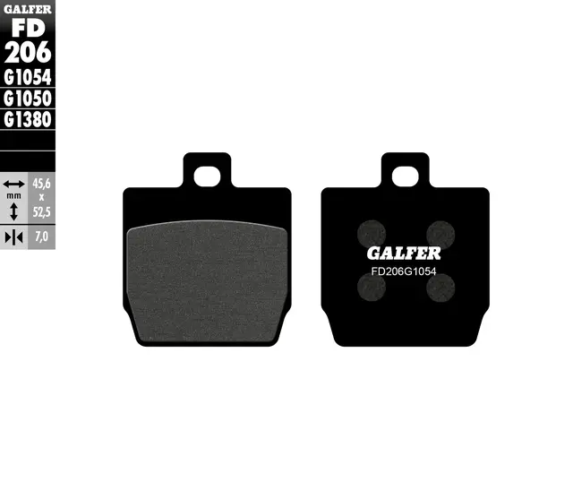 Galfer Bremseklosser, Semi-metall Anbefalt for urban/off-Road/Custom 