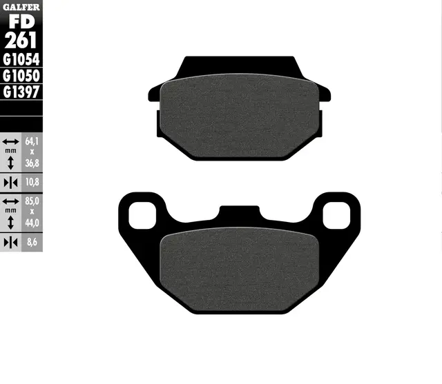 Galfer Bremseklosser, Semi-metall Anbefalt for urban/off-Road/Custom 
