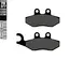 Galfer Bremseklosser, Semi-metall Anbefalt for urban/off-Road/Custom