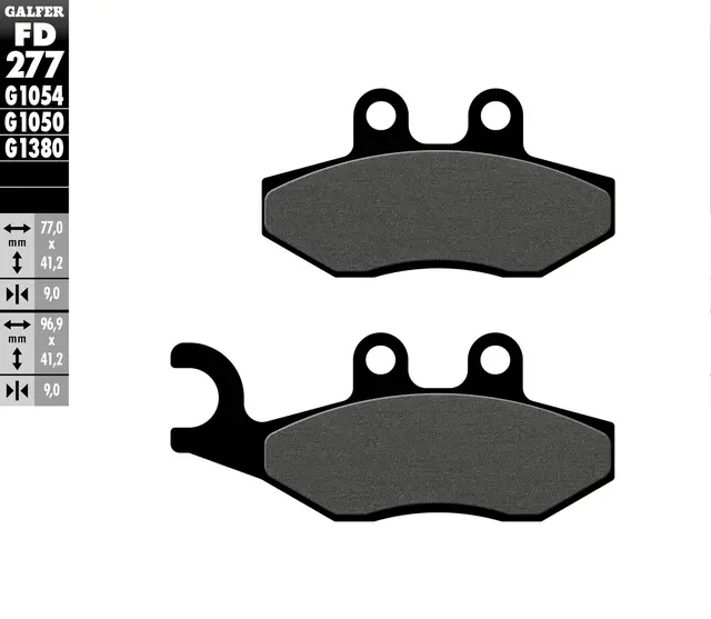 Galfer Bremseklosser, Semi-metall Anbefalt for urban/off-Road/Custom 