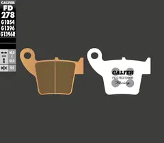 Galfer Bremseklosser, Sinter Sinter - &quot;Racing Off-Road&quot;, MX/Enduro