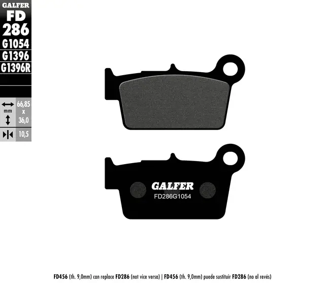 Galfer Bremseklosser, Semi-metall Anbefalt for urban/off-Road/Custom 