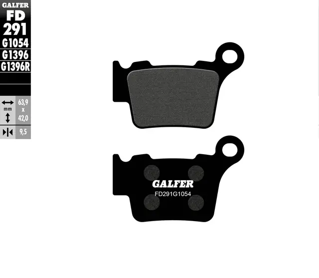 Galfer Bremseklosser, Semi-metall Anbefalt for urban/off-Road/Custom 