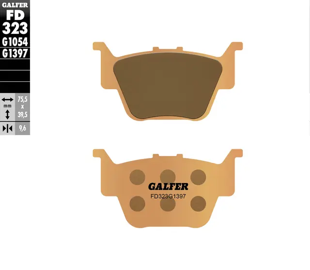 Galfer Bremseklosser, Sinter, Quads Kvalitetsklosser for ATV/UTV 