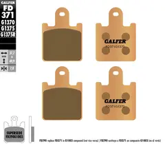 Galfer Bremseklosser, Sinter, Gate Kvalitet for gatesykler og custom