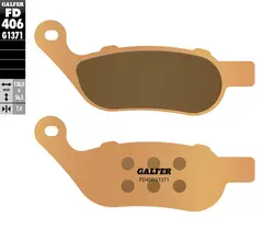 Galfer Bremseklosser, Sinter, Gate Bakklosser for custom/gatesykler