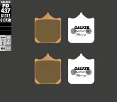 Galfer Bremseklosser, Sinter Sinter - For sport/racing, aktiv kj&#248;ring