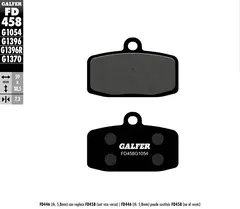 Galfer Bremseklosser, Semi-metall Anbefalt for urban/off-Road/Custom