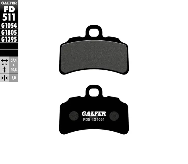 Galfer Bremseklosser, Semi-metall Anbefalt for urban/off-Road/Custom 
