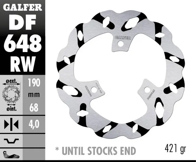 Galfer Bremseskive W, Fast 