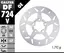 Galfer Bremseskive, Fast, Rund, 260x6mm